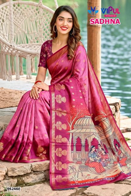 Vipul sadhna vol-4 saree clothes at wholesale price